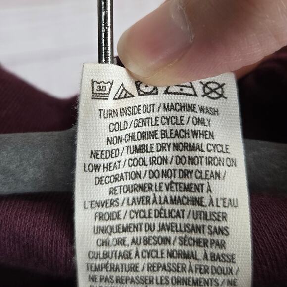 Victoria Secret Pink 1/4 Zip Jacket L Purple White Logo Varsity HOCO School Coat - Picture 6 of 11